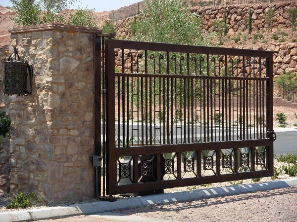 professional automated gate service repair installation, gate operators, iron fence, swing gate