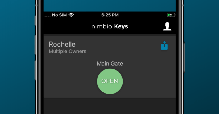 Nimbio Cellular gate access control